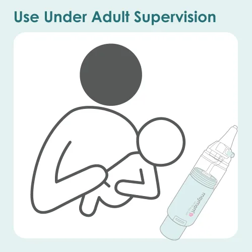 Miniatura 3 de Maymom Aspirador nasal manual para bebés: chupón de nariz para recién nacidos y niños pequeños, 3 niveles de succión ajustables, punta de silicona