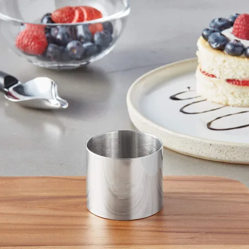 Miniatura 3 de Mercer Culinary Molde de acero para anillos de chef, 2 pulgadas x 1.75 pulgadas, inoxidable
