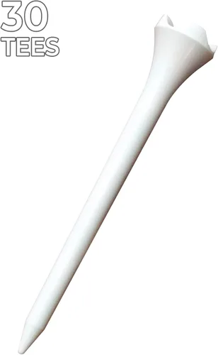 Miniatura 3 de Pride Performance - Camiseta de golf blanca de 2-3/4 pulgadas, 30