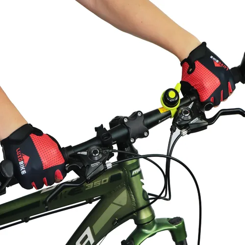 Miniatura 6 de LuxoBike - Guantes de ciclismo, guantes de bicicleta de montaña, guantes de bicicleta Antideslizante, absorción de golpes, acolchado, transpirable