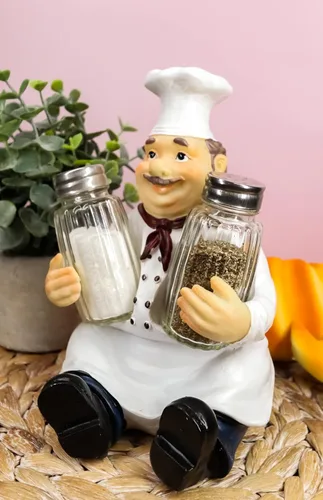 Miniatura 8 de Ebros - Figura decorativa para cocineros, cocineros, cocineros, bistró, restaurante, cocina, comedor, centro de mesa, decoración para chefs