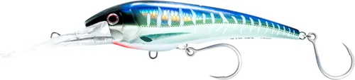 Miniatura 54 de Nomad Design DTX Minnow con sistema patentado Autotune - Acción de natación de pez cebo envejecido, BKK Diablo Caballa Rosa Caliente