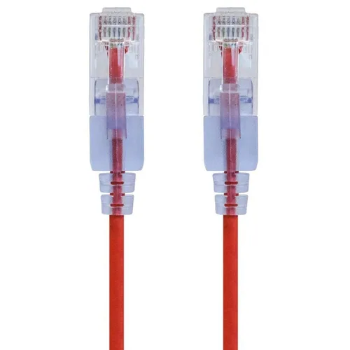 Miniatura 71 de Monoprice Cat6A - Cable de conexión Ethernet de 6 pulgadas, negro, UTP, 30 AWG, 10G, cable de cobre puro desnudo, sin enganche, RJ45, serie SlimRun