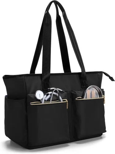 Miniatura 22 de Damero Bolsa de enfermera con funda para laptop para el trabajo y el cuidado del hogar, estudiantes de medicina