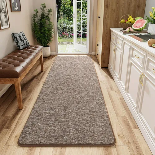 Miniatura 19 de Alfombra de pasillo lavable AROGAN de 2x8 para pasillo, alfombras largas con suave espuma viscoelástica para dormitorio, alfombras antideslizantes