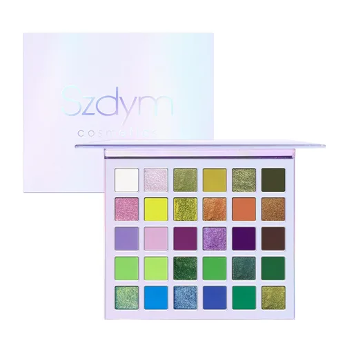 Paleta profesional de sombra de ojos de 30 colores, alto pigmento mate+duocromo+brillo, paleta de maquillaje libre de crueldad, polvo colorido de