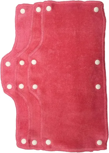 Miniatura 12 de NAEE Banda transpirable púrpura para casco duro Lavable Terciopelo Algodón Banda para casco duro abrochable (3, Púrpura)