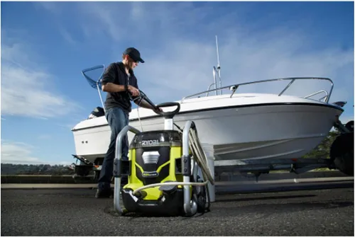 Miniatura 7 de RYOBI RY40PW01DG9 1,500 PSI 1.2 GPM 40 voltios agua fría inalámbrica lavadora a presión con dos baterías de 5.0 Ah y cargador incluido