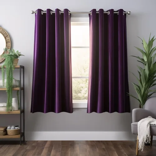 Miniatura 20 de Juego de 2 paneles de cortinas de terciopelo negro, cortinas súper suaves con ojales para decoración de sala de estar y dormitorio, reducción
