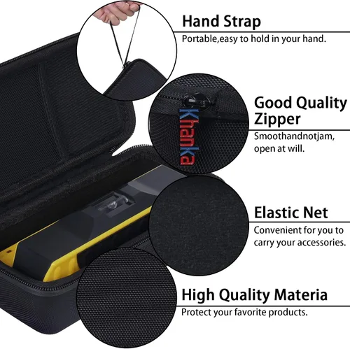 Miniatura 2 de Khanka Reemplazo de estuche rígido para Franklin Sensors ProSensor 710 710+ T13 T11 Professional Stud Finder (negro)