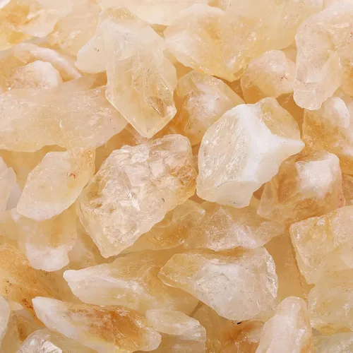 Miniatura 5 de Jovivi Cristales curativos de citrino natural a granel, piedra en bruto, grandes de 1 pulgada, cristales de roca crudos para pulgar, cabaña