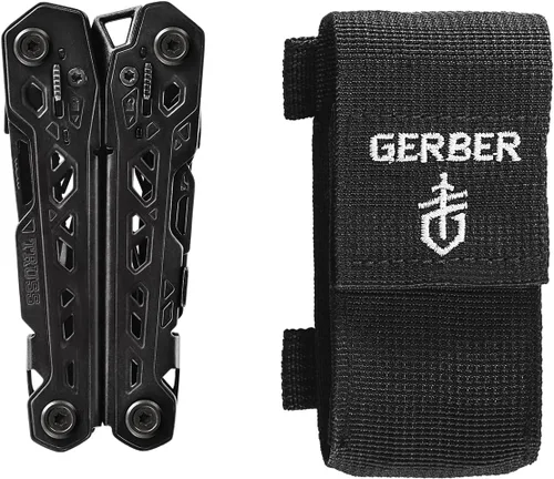 Miniatura 5 de Gerber Gear Truss Multiherramienta, regalos para hombres, alicates de punta de aguja EDC 17 en 1, incluye cuchillo de bolsillo, destornillador