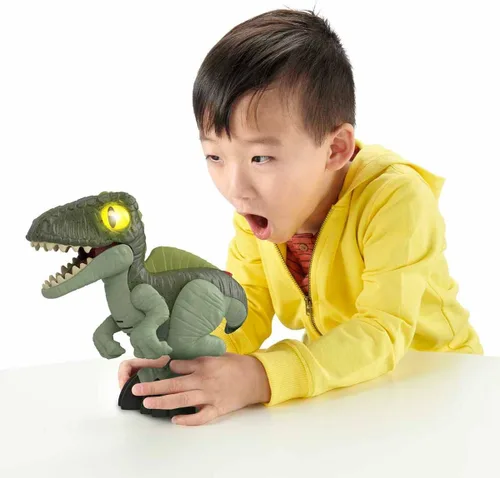 Miniatura 2 de Jurassic World Toys Jurassic World Dominion Deluxe Growlin Giga XL - Juguete de dinosaurio de 10 pulgadas de alto con luces y sonidos para niños