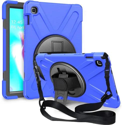 Miniatura 2 de KIQ Shield Series Samsung Tab 10.1 Case SM-T510/T515 Samsung Galaxy Tab A 10.1 Case 2019 Cubierta resistente a prueba de golpes 360 Kickstand