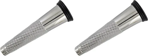 Miniatura 5 de Fox Run Rallador de nuez moscada de cono de acero inoxidable, 5.5" con almacenamiento plateado