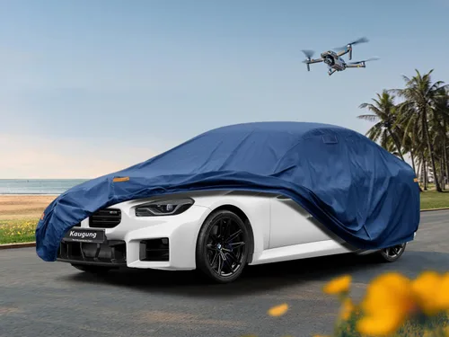 Miniatura 7 de Kaugung Funda de coche resistente para BMW M2 (2019-2024), impermeable, resistente a todo tipo de clima, protección contra el sol, lluvia, polvo
