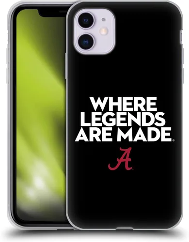 Miniatura 44 de Head Case Designs Funda de gel suave con licencia oficial de la Universidad de Alabama UA Collage compatible con Apple iPhone 13 Pro Max