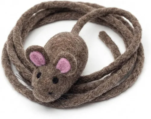 Miniatura 32 de Glaciart One Mini juguete de fieltro para gatos, tamaño de gatito y gato pequeño, juguete de lana natural, juguete interactivo suave y mullido