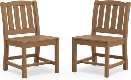 Miniatura 23 de SERWALL Juego de comedor para exteriores de 9 piezas, mesa de comedor expandible de 60 a 83 pulgadas y 8 sillas de polietileno de alta densidad