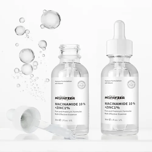 Miniatura 10 de Suero de niacinamida 10% + 1% de zinc, suero de niacinamida antienvejecimiento para cara, 1 suero facial hidratante para todo tipo de piel, cuidado
