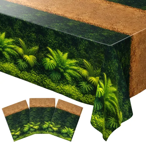 Miniatura 15 de Blue Orchards Fundas de mesa de caramelo (paquete de 3) – 54 x 108 pulgadas XL – Mantel, suministros de fiesta, decoraciones, fiesta de cumpleaños