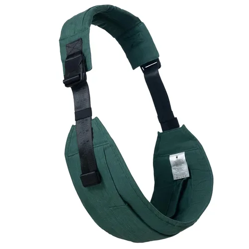 Miniatura 13 de AUYEAZGO Portabebés - Portabebés - Algodón de primera calidad, soporte grande para asiento y respaldo, bolsillo grande, ideal para 6-48 meses
