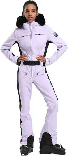 Miniatura 17 de GSOU SNOW Womens Ski Suit One Piece Snowsuit Snowboard Slim Insulated Jumpsuit Jacket Waterproof Windproof for Outdoor Sports