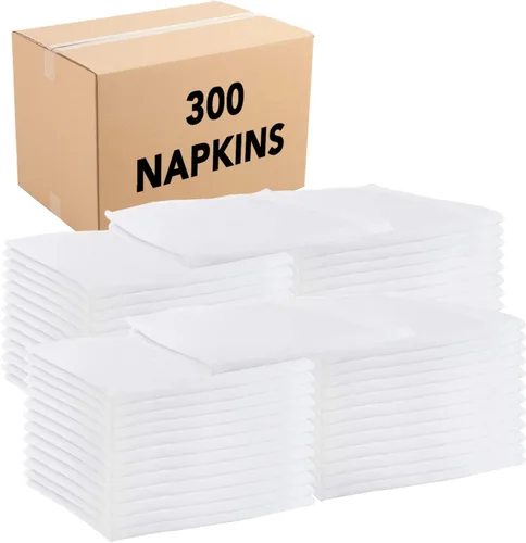 Miniatura 17 de Arkwright Servilletas de tela para restaurante, (paquete de 25) servilletas de poliéster hilado con bordes con dobladillo, ideal para cenas, bodas