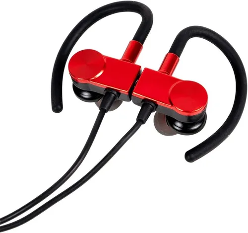 Miniatura 9 de Garmin 010-02172-31 Vivoactive 4S Smartwatch, paquete de polvo rosadorado con auriculares deportivos inalámbricos magnéticos Deco Gear, rojo