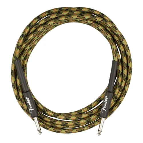 Miniatura 20 de Fender Cable de instrumento original de 18.6 pies, recto, negro, 1 paquete