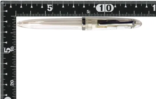 Miniatura 5 de Sailor Junior Skeleton Demonstrator Nickle Chrome Platedmf pluma