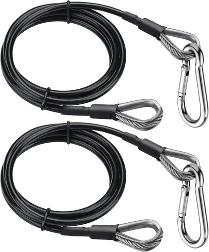 TOBWOLF Gym Cable Extension, Fitness Extension Rope Attachment Compatible with Home Gym Accessories Thick 0.2", Replacement Gym Cable Machine