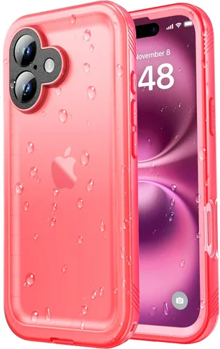 Miniatura 76 de SPORTLINK Funda para iPhone 15 Pro Max, IP68 resistente al agua, protección militar, cuerpo completo, resistente, a prueba de golpes, sellado 360, a