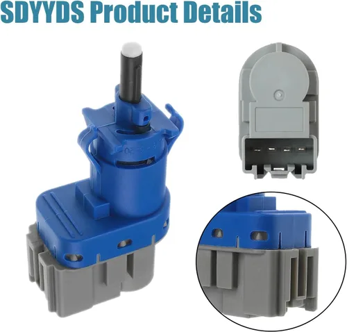 Miniatura 2 de Nuevo Interruptor de Luz de Freno de 4 Pines Compatible con Ford F-150 F-250 F-350 Focus/Mazda 2 3 5 6 / Lincoln MKC MKT OEM:4838697 / 8T4T-9G854-AA
