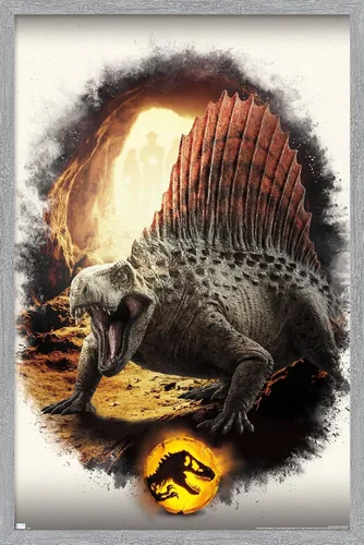 Miniatura 12 de Trends International Jurassic World: Dominion - Póster de pared focal Dimetrodon, 22.375 x 34 pulgadas, versión enmarcada en negro Versión con marco