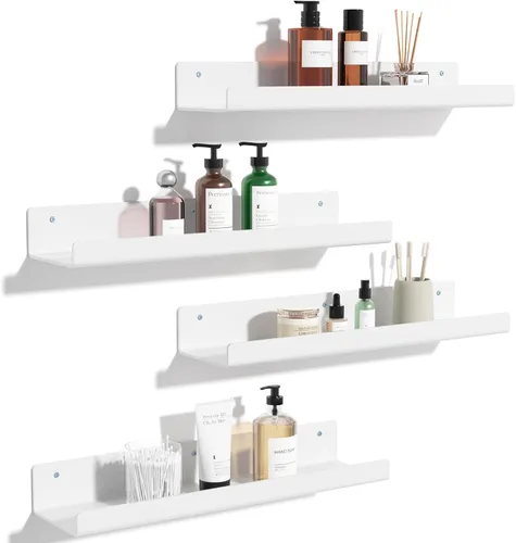 Miniatura 12 de upsimples Estantes acrílicos para decoración de pared, estante de exhibición de 15 pulgadas, organizador de perfumes para baño, dormitorio, sala