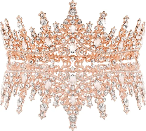 Miniatura 32 de CIEHER - Tiaras y coronas para mujeres y niñas - Regalos de corona para novia, boda, graduación, cumpleaños y Navidad