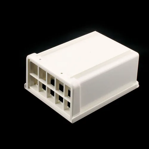 Miniatura 4 de uxcell Rectángulo de cocina de plástico hecho a mano prensa fabricante tofu cortador caja caja blanco