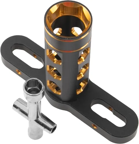 Miniatura 2 de Herramienta de coche RC 0.669 in adaptador hexagonal llave de rueda con 0.157 in, 0.197 in, 0.217 in, 0.276 in, llave hexagonal compatible con Dorado