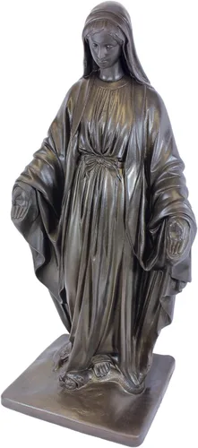 Miniatura 13 de Emsco Group 92246 Estatua de niño soñando despierto – Aspecto natural – Hecha de resina – Ligera – 40 cm de altura para jardín, BRONCE