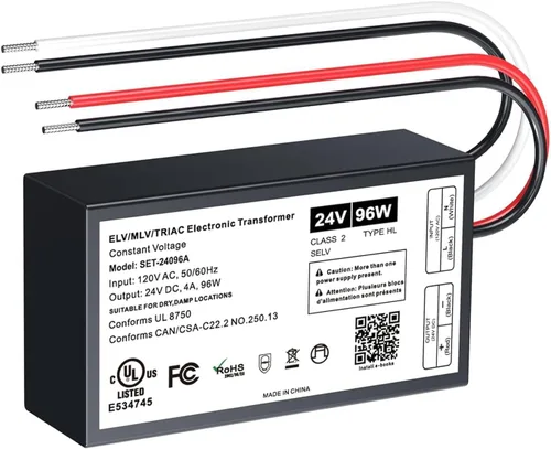 Miniatura 15 de Controlador LED regulable de 60 W y 12 V para regulador Lutron y Leviton, transformador de fuente de alimentación de CA a CC triac/ELV/MLV para tira
