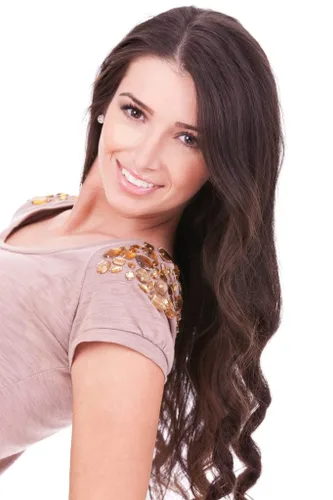 Miniatura 5 de TRESSMATCH® Extensiones de cabello humano Remy con clip de 20 a 22 pulgadas, grueso a puntas, rubio decolorado (sólido613), juego de cabeza completa