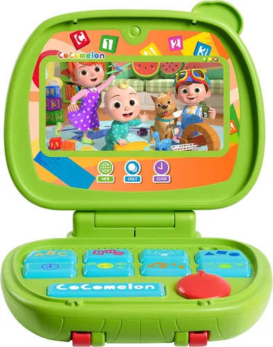 Miniatura 4 de CoComelon Just Play - Juguete para computadora portátil para niños, luces, sonidos y música, fomenta el reconocimiento de letras, números, formas