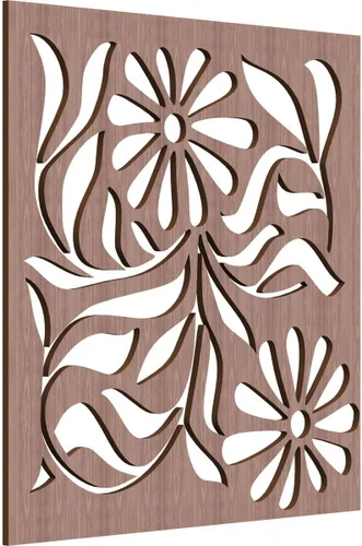 Miniatura 12 de Barryton - Paneles decorativos de madera con calado, extra pequeños, 7 3/8 pulgadas de ancho x 7 3/8 pulgadas de alto x 1/4 pulgadas de alto, roble