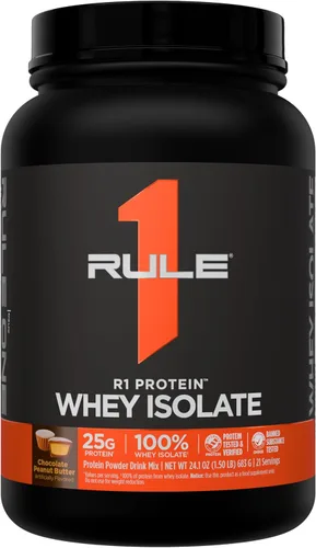 Miniatura 65 de Rule 1 R1 Proteína de suero aislada - con 25g de proteína y 6g de BCAA exclusivamente de fuentes aisladas e hidrolizadas para la recuperación