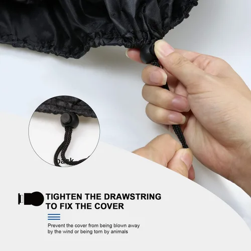 Miniatura 4 de Onlyme Cubierta impermeable para caminadora no plegable y debajo del escritorio, cubierta protectora para interiores y exteriores contra el polvo