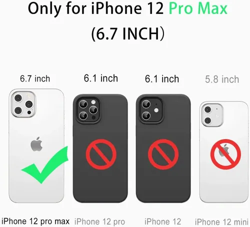 Miniatura 2 de Funda impermeable diseñada para iPhone 12 Mini, funda de cuerpo completo a prueba de golpes con protector de pantalla, a prueba de polvo para iPhone