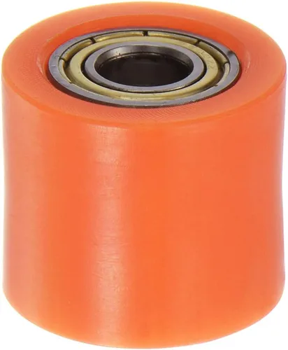Miniatura 9 de HARFINGTON Tensor de polea de rodillo de cadena de 0.394 pulgadas (0.394 in), tipo cilindro de nailon, deslizador de rueda guía para Verde