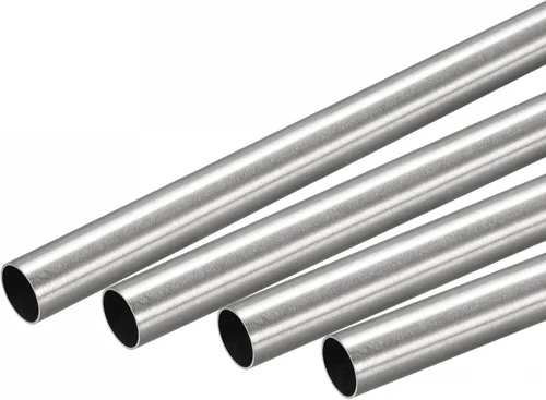 Miniatura 24 de uxcell Tubo redondo de acero inoxidable 304 0.079 in OD 0.008 in espesor de pared 11.811 in longitud 4 piezas