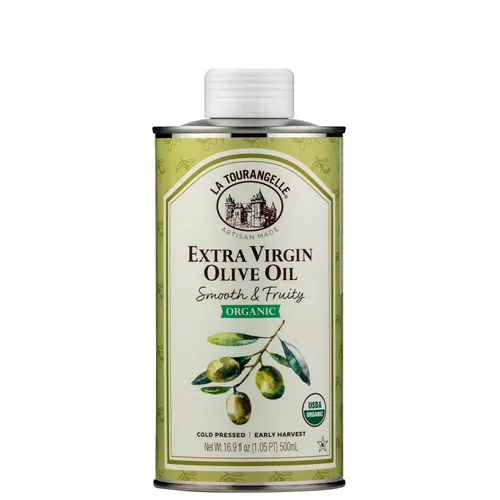 Miniatura 22 de La Tourangelle, Aceite de oliva virgen extra orgánico, AOVE prensado en frío de España, 16.9 onzas líquidas, aceite de oliva español con polifenoles
